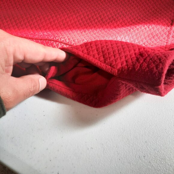 Alfred Dunner Red Quilted Vest Women’s Size 10 Full Zip Sleeveless Jacket - Picture 5 of 8